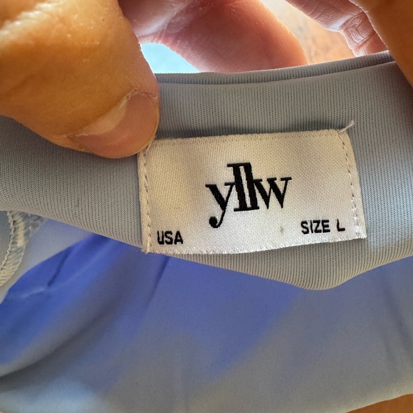 Sleek Light Blue Shapewear Bodysuit - Picture 6 of 6